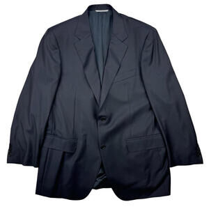 Canali Wool Modern Fit Suit Blazer Jacket Dark Blue Size EU 54 R | US 44 R